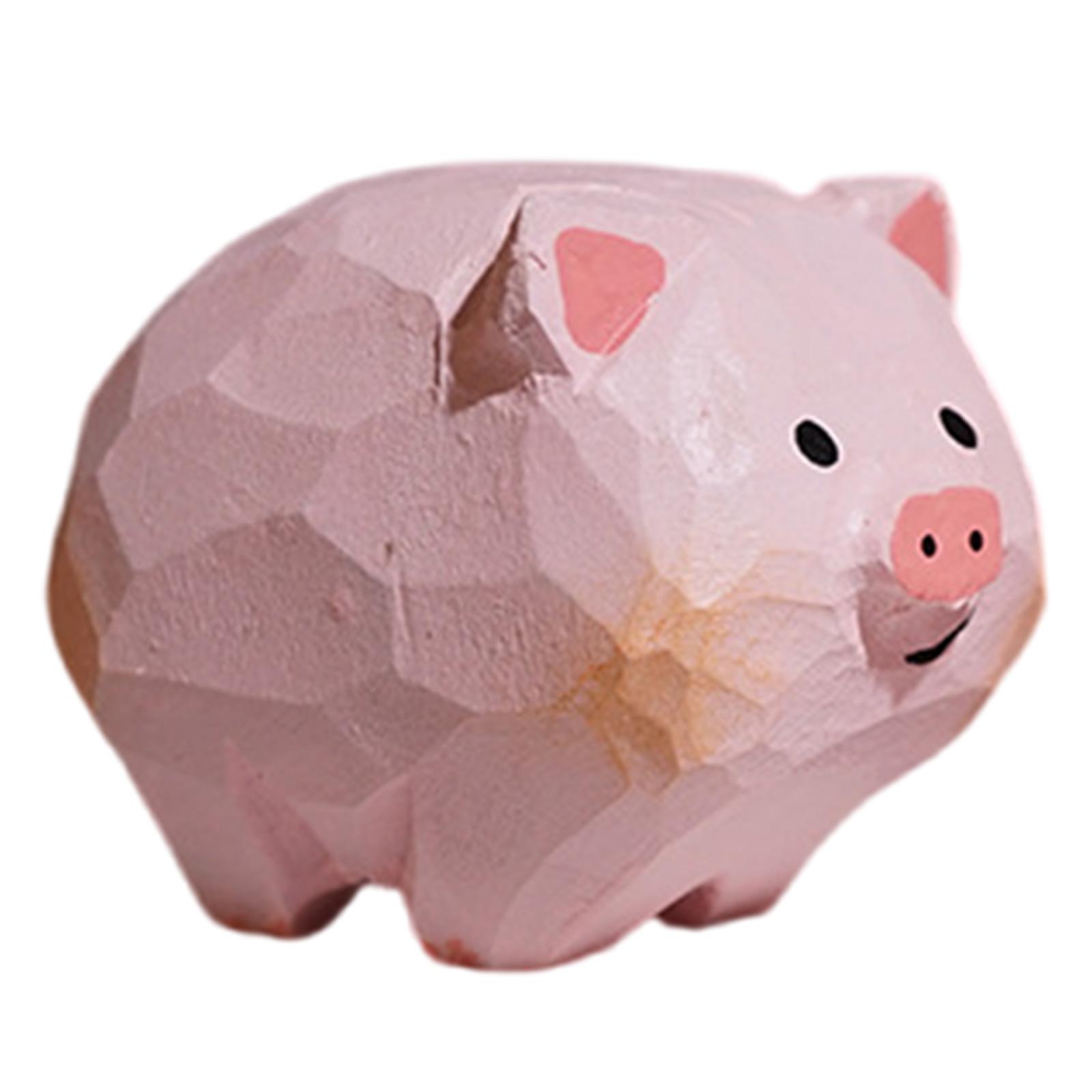

Creative Piggy Statue Zodiac Pig Gift Christmas Gift Piggy Figurines for Photo Studio Piggy Props Good Fortune