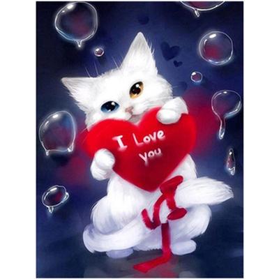 Completo 5D pittura diamante fai da te animale gatto diamante ricamo punto croce decorazioni per la casa regalo fatto a mano