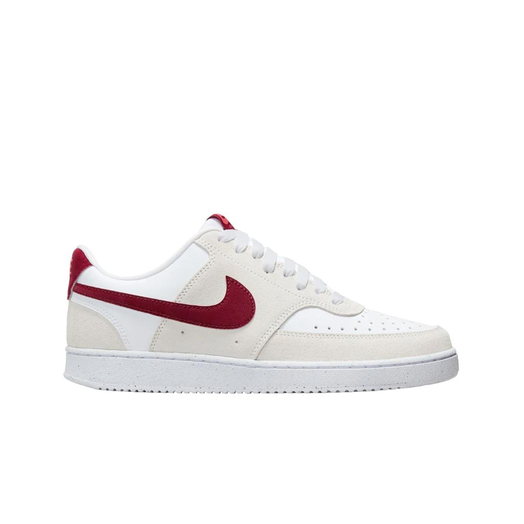 (w) Nike Court Vision Low White Team Red