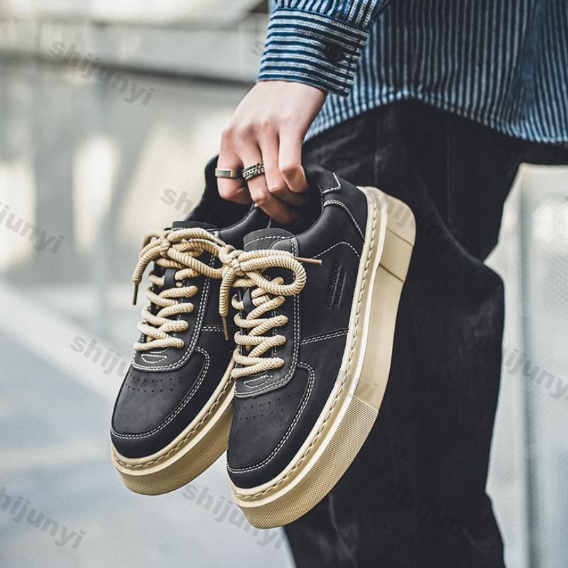 Fashion Male Casual Sneakers Autumn New Platform Outdoor Non-slip Wear-Resistant Shoes Men Fashion Comfortable Platform Sports Shoes