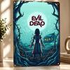 Evil Dead Horror Movie Art Poster Retro D Printed Metal Signs Customized Wall Hanging Gift for Decoration Room Tin Sign Bedroom
