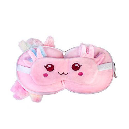 Smoosho's Pals Travel Mask and Pillow Set (Axolotl)