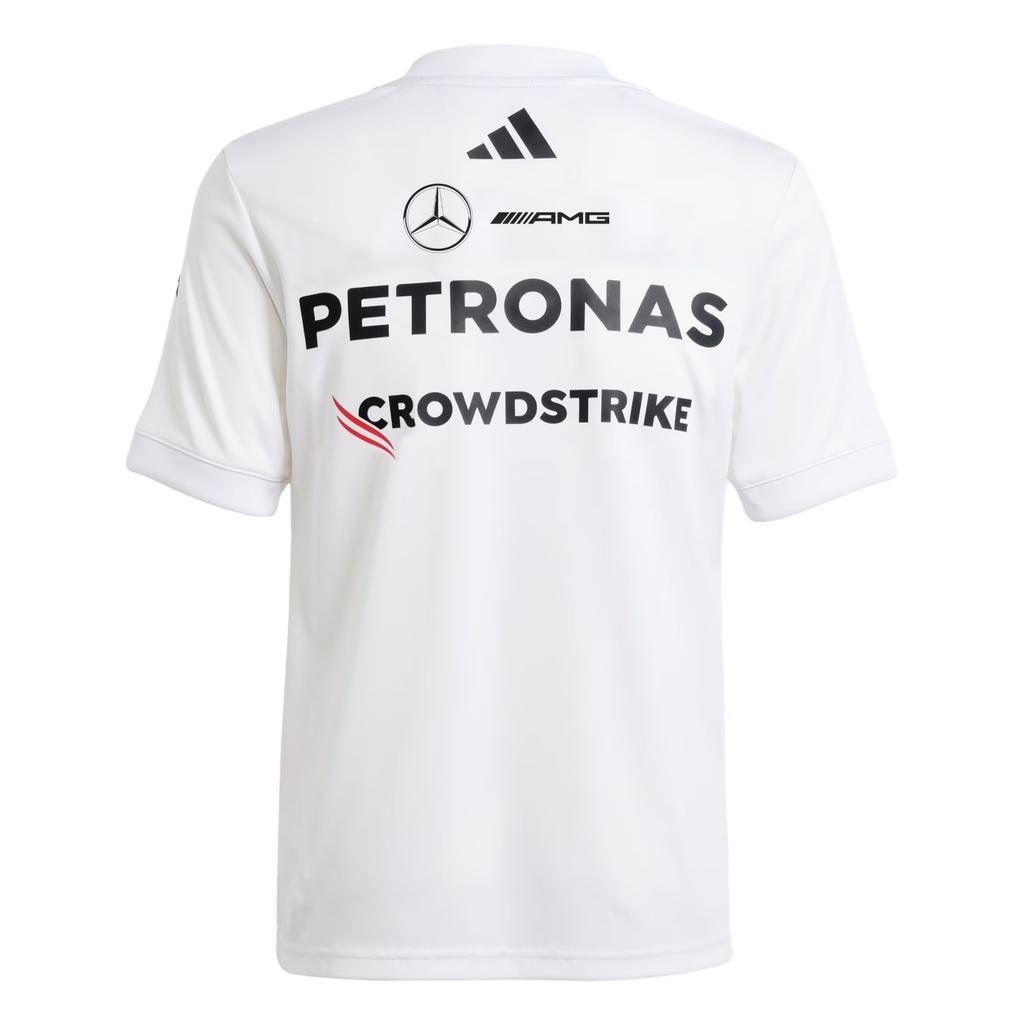 adidas X MERCEDES AMG PETRONAS F1 TEAM T-Shirt SS25 Weiß/Schwarz JX5803