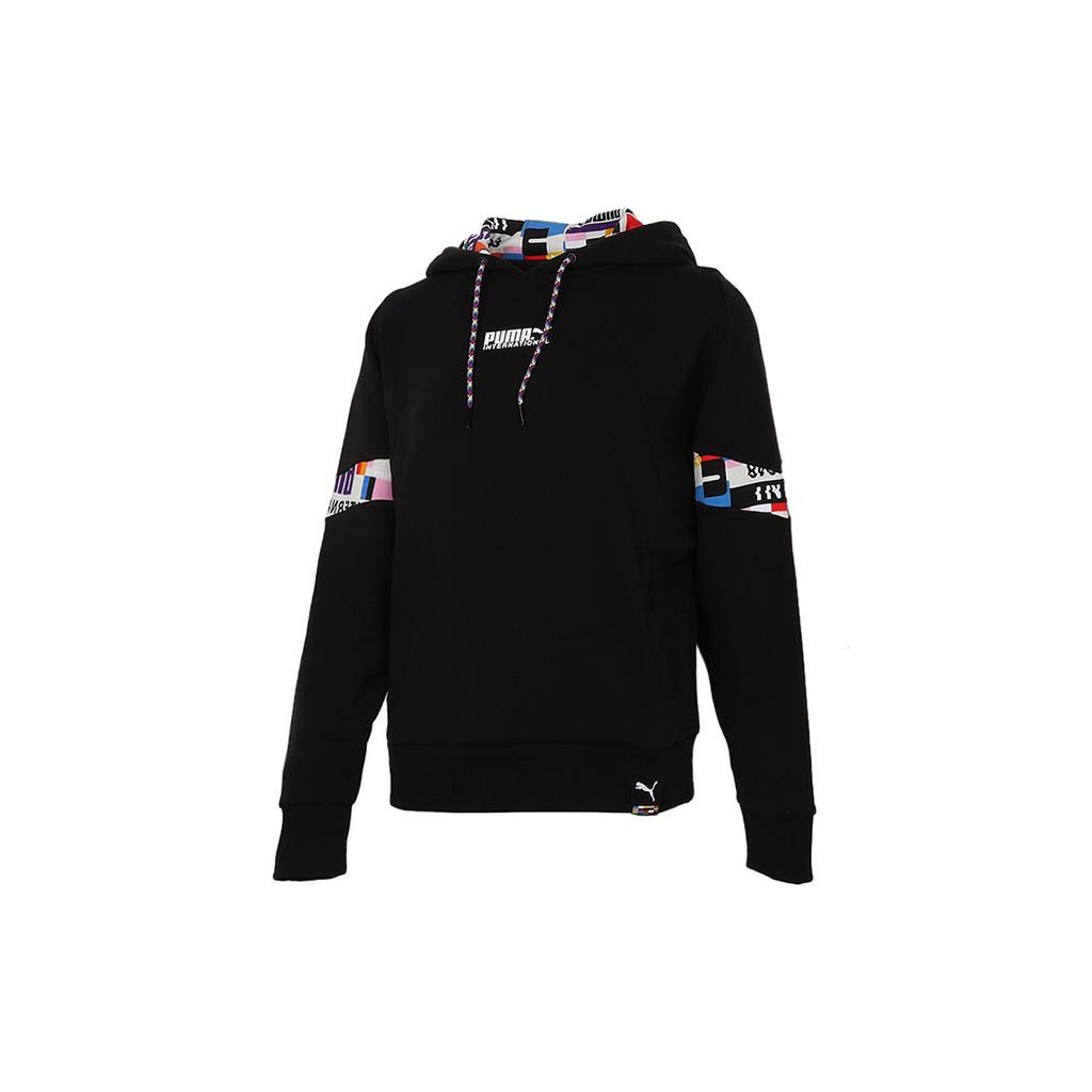 Puma Breathable Comfort Casual Hoodie Women Tops Black 531351-01
