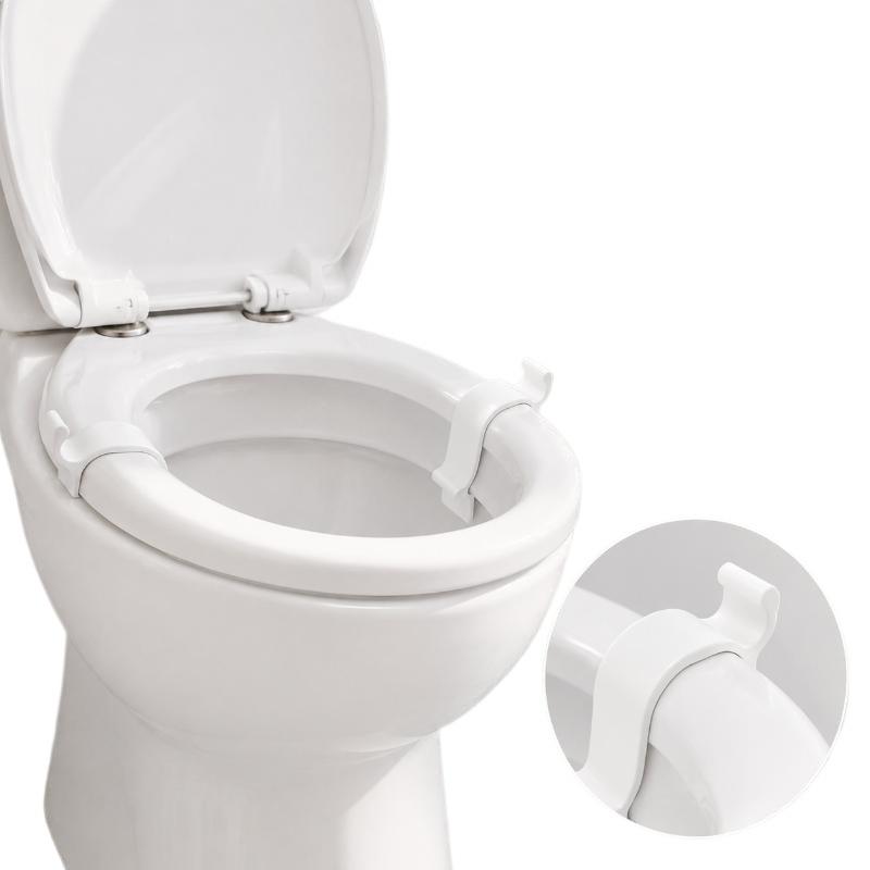 Installazione senza attrezzi Stabilizzatore per Sedile del WC 1/2 Pezzi Sollevatore per Coperchio del WC Senza Contatto per Bagno Domestico