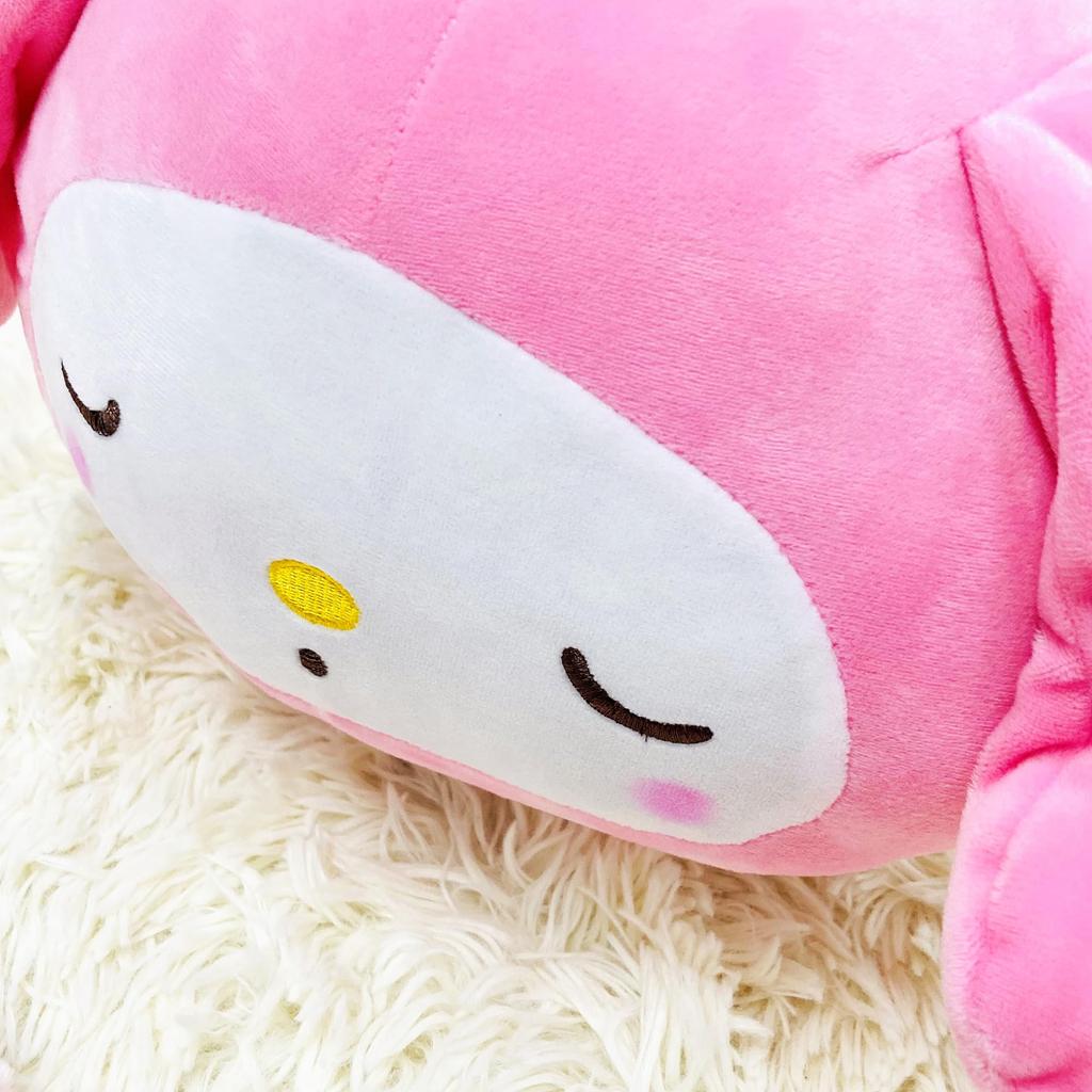 MORIPiLO My Melody Body Sanrio Dararin Art Sleeping Pillow Micro Large Plush by Morishita Makura Pillow, Characters, (M), Approx. 45cm, Skin-Friendly