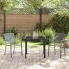 VidaXL Set de salle à manger de jardin en anthracite 3379282
