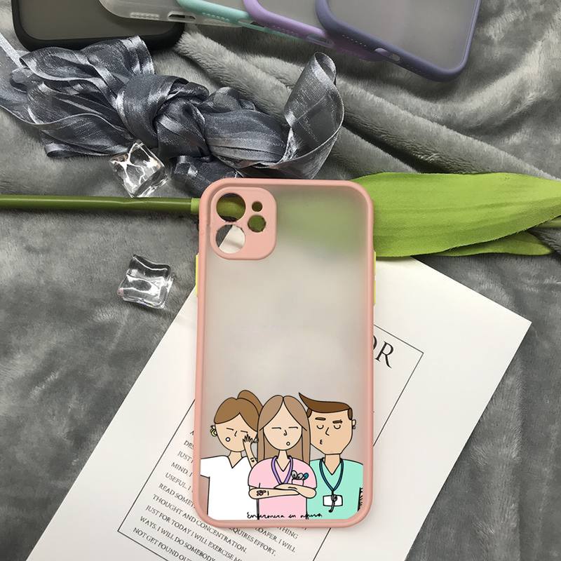 Nurse Medical Medicine Health Heart Phone Case For iPhone 16 15 14 13 12 11 Pro Max Mini SE 7 8 Plus Matte Cover Clear Fundas