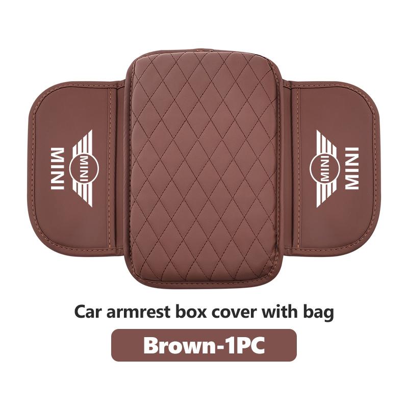 Leather Car Armrest Box Center Console Protection Storage Pad For MINI Cooper R60 R56 F56 F55 F57 F60 Countryman Convertible