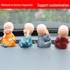 Creative Four Little Monk Buddha Car Ornaments - Cute Interior Decoration