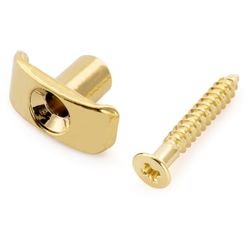 Musiclily Pro Guitar String Retainers/String Guides for Fender American Ultra Electric Guitars, Gold (Set of 2)