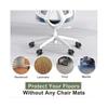 Office Chair Caster Wheels 5-Pack Heavy Duty 10mm x 22mm Replacement for IKEA Chairs
