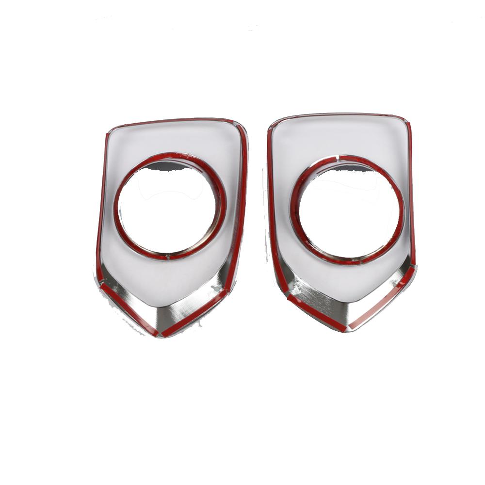 For Kia Sorento 2010 2011 2012 ABS Chrome Front Bumper Fog Light Foglight Lamp Cover Trim Fog Light Bezel Decoration Frame