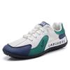 Spring and summer thin breathable deodorant mesh lightweight soft sole non-slip wear-resistant sneakers one pedal men's men's