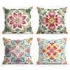 Bohemian Geometrische Blumen Kissen Kissenbezug Polyester Kissenbezug Wurfkissen Sofa Dekoration Kissenbezug Heimdeko