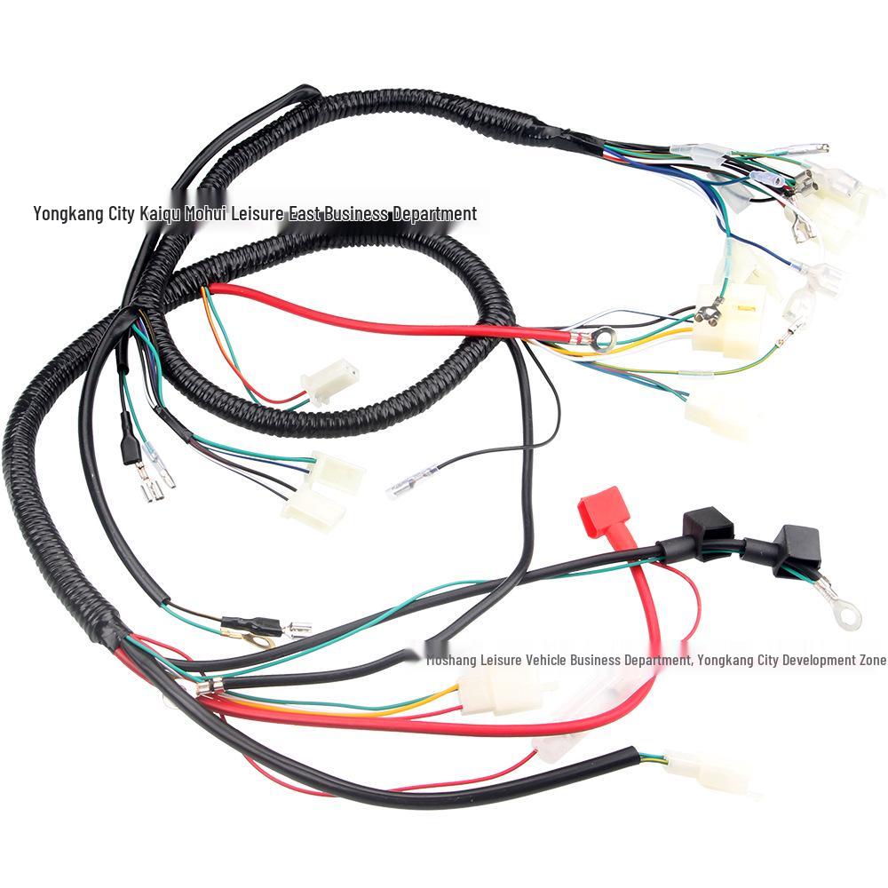 ATV Beach Car Quad Wiring Harness for 125-250CC Four-Wheeled Motorcycle Accessories Beach ATV