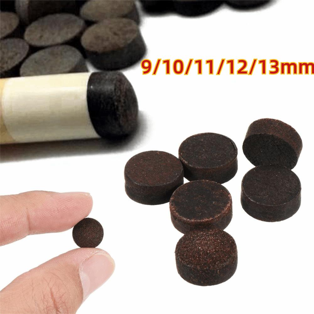 Cowhide Pool Cue Tips Anti-slip Pool Cue Accessories New Billiard Cue Tips Billiard Accessories
