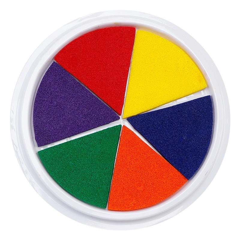 Washable Finger Paint Ink Pad for Kids: Perfect for Kindergarten Art and Palm Prints