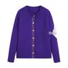 Europäischer und Amerikanischer Stil 2026 Mode Farbblock Strick Damen Cardigan