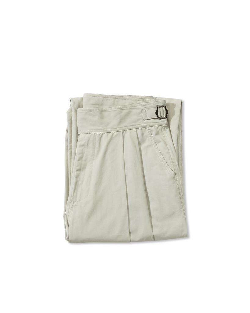 Dimiteulibeullaeg Side Fix Double Pleated Semi-Wide Pants_Beige