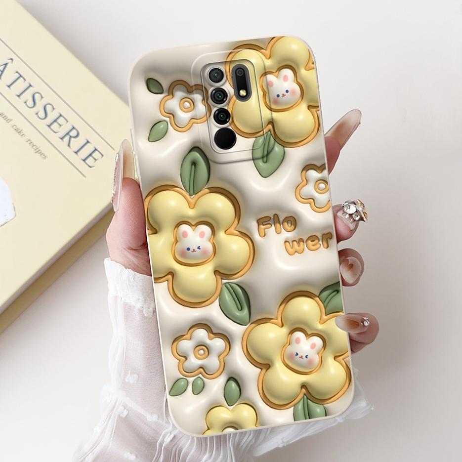 For Xiaomi Redmi 9 Case Stylish Candy Painted Cover Soft TPU Phone Case For Xiaomi Redmi 9 Prime Redm9 Back Covers 6.53'' Bumper