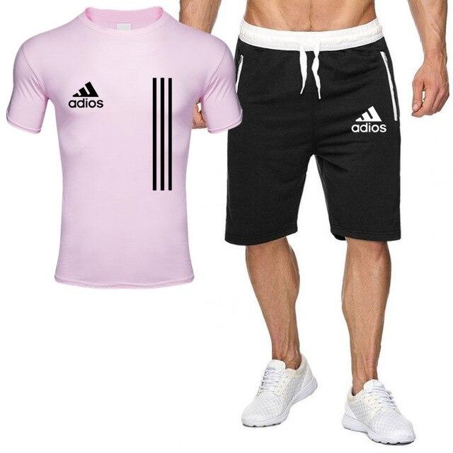 Tuta da uomo Tuta sportiva estiva Running fitness Set a due pezzi acquista  in modo economico — spedizione gratuita, recensioni reali con foto — Joom