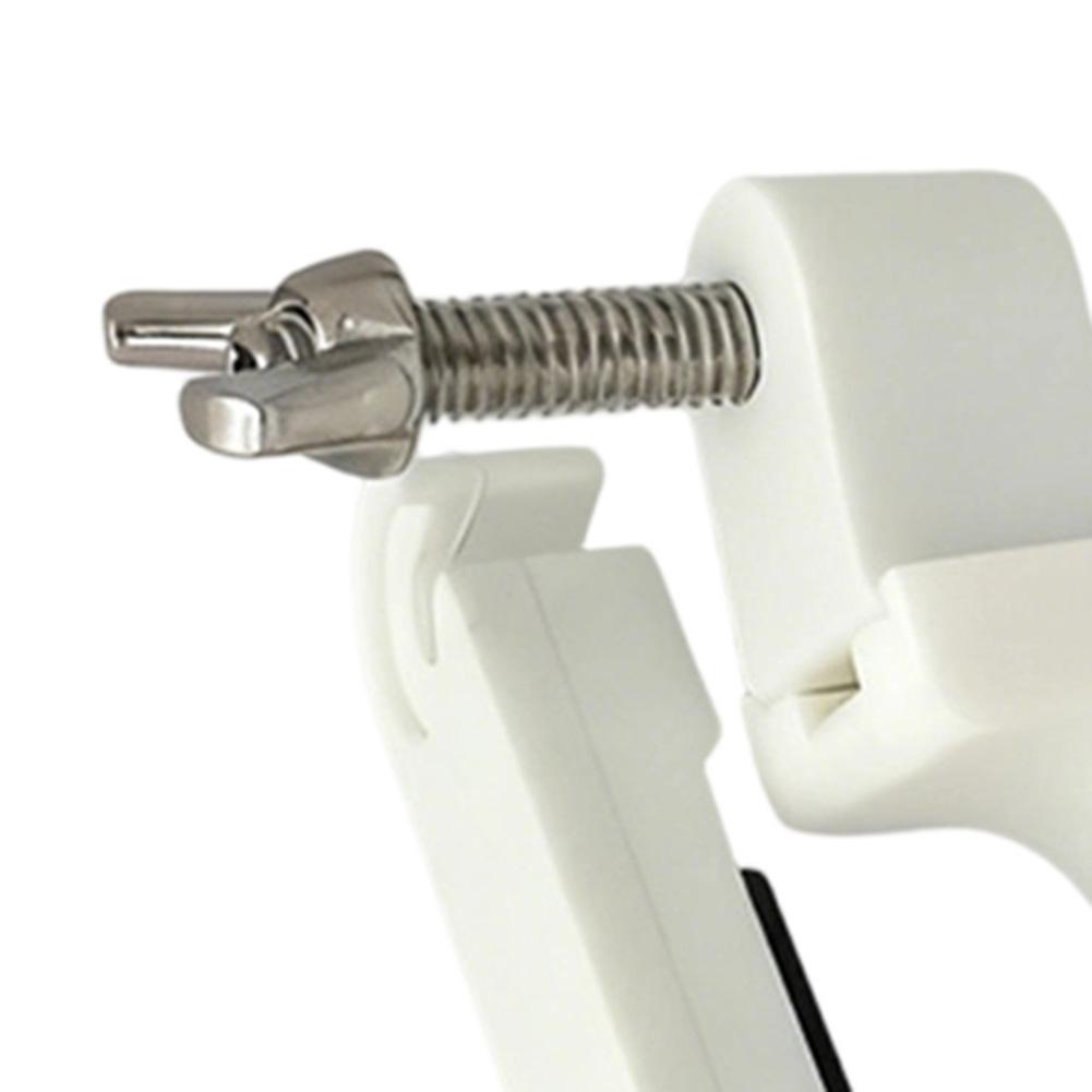 Marine Hardware Antenna Base Nylon Adjustable Bracket for Antenna Poles with Cable Clip for Yacht and Boat Installations