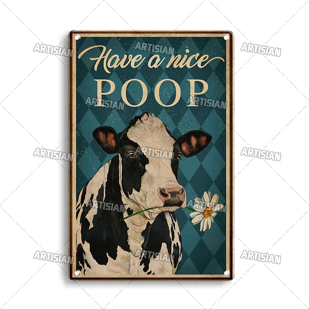 Artisian Toilet Metal Plaque Tin Sign Nice Butt Arse Sweet Cheeks Bathroom Washing Room Decorative Plate Wall Decor Garage Bar