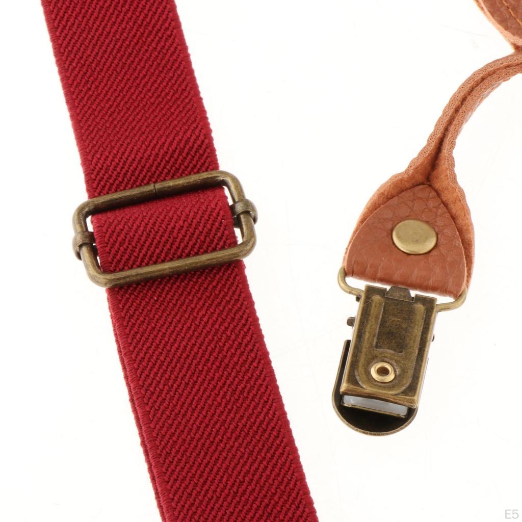 Kids Adjustable Suspenders and Matching Bow for Boys