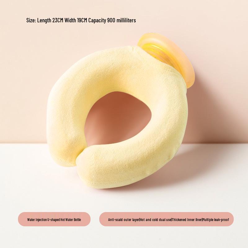 U-Shaped Hot/Cold Compress Pillow for Neck and Shoulder