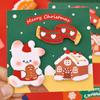 60Sheets Cartoon Christmas Sticky Notes Cute Shaped Memo Pad Christmas Gift Decoration Self-Adhesive Bookmarks School Supplies