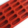 20 Cups Long Strap Silicone Mousse Cake Candy Mould French Dessert 3D Concave Eclair Shape Pastry, Chocolate Ice Cream Soap Mold