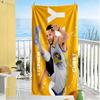 Steph Curry S Dynamic Pose Beach Towel Soft Durable Quick-Dry Comfortable Lightweight Suitable for Swimming, Gym, Camping, Yoga Vacation