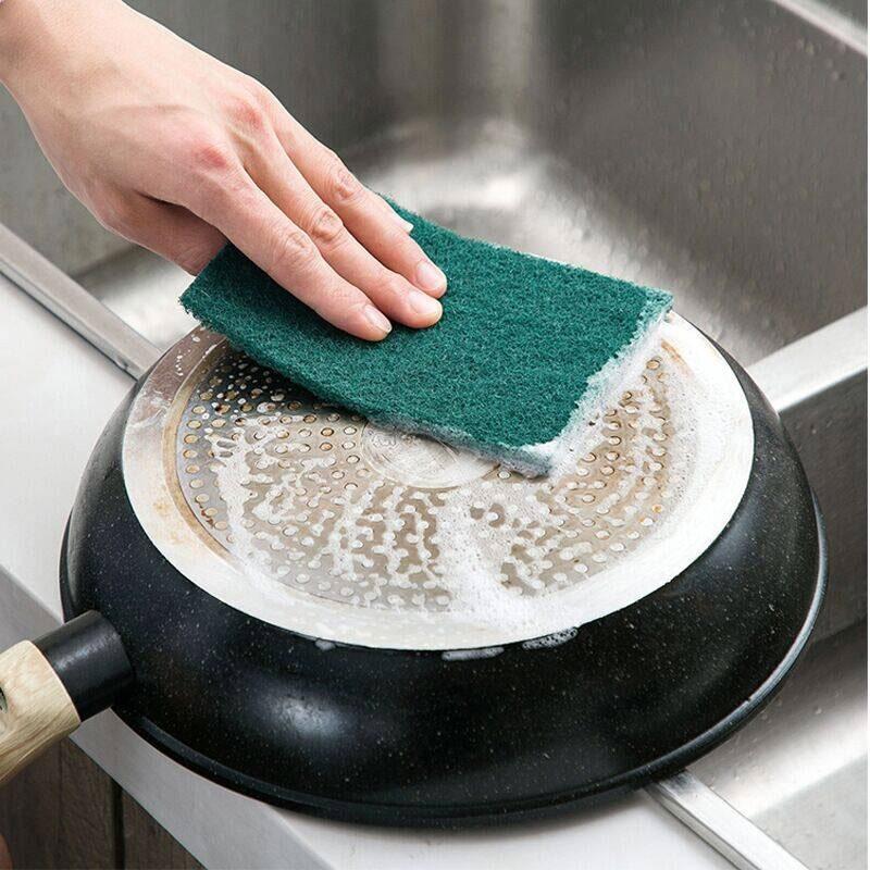 10pcs Cleaning Cloth Scrub Pads Kitchen Oil Removal Dishwashing Pads Scratch Free Multipurpose Reusable Cleaning Dishrag Cloth
