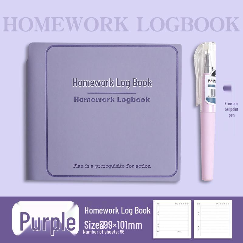 Grade 1 Mini Homework Pocket Notebook for Primary Students