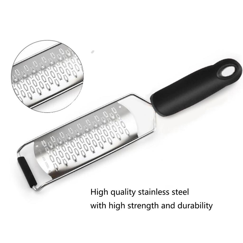 Cheese Grater, Hand-held Stainless Steel Zester for Kitchen - Multi-purpose Kitc