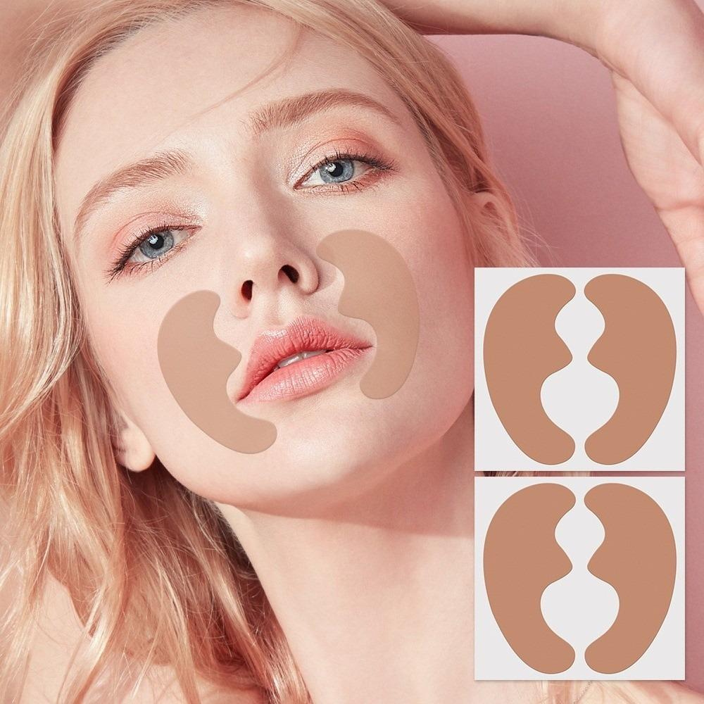 20pair/40pcs Invisible Anti Wrinkle Face Patches Smooth Facial Fine Lines Nighttime Skincare