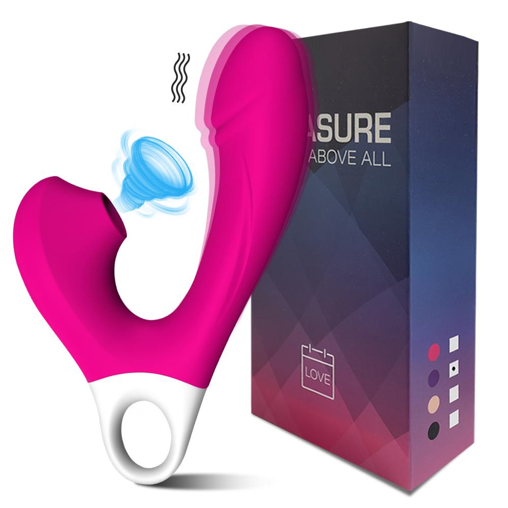 10 Sucking and Vibration Modes Powerful Female Masturbator G Spot Clitoris Dildo Stimulator Vibrator Sex Toy for Adult Women