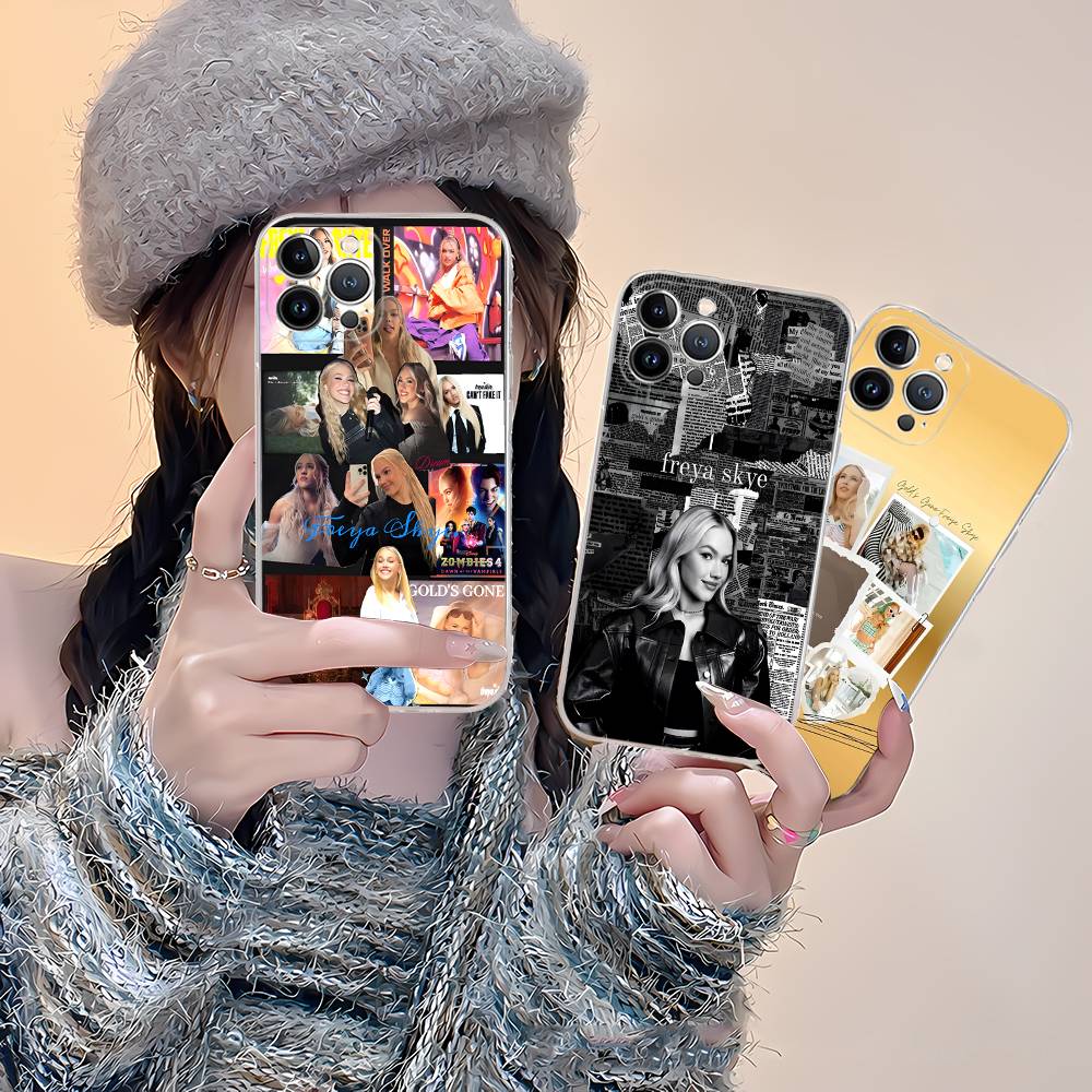 F-Freya Skye Singer Fit For IPhone 16 15 Promax Phone Case IPhone 14 11 12 High End 13 Pro Silicone