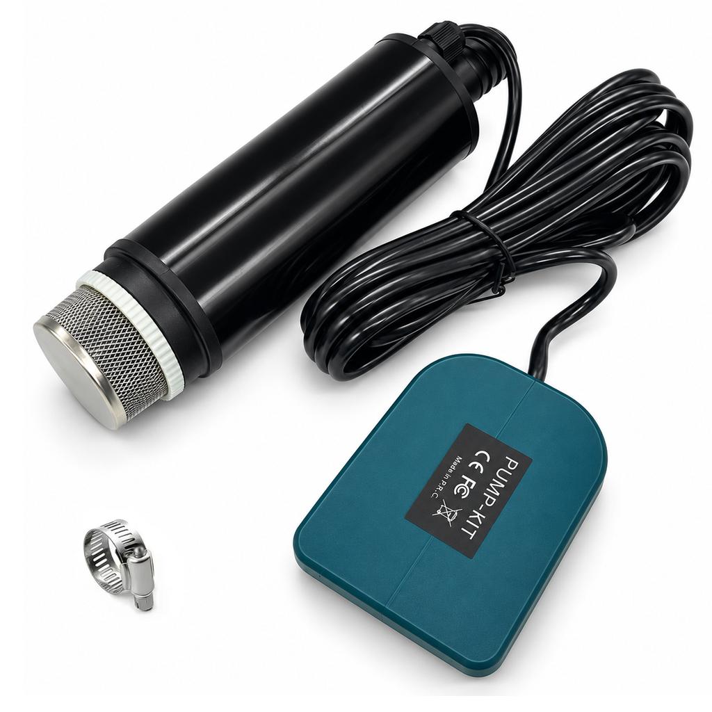 NEW Water Transfer Pump for Makita 18V Li-ion Battery Powered Deep Well Submersible Water Pump For Garden, Camping, Kiddie Pool