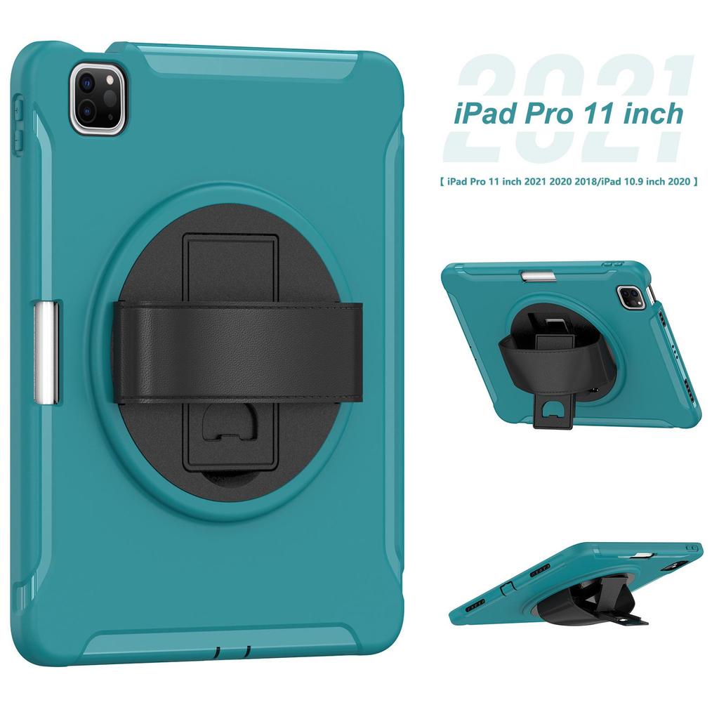 iPad Air5 (2022) Protective Case with 360° Rotating Stand for Hands-Free Use