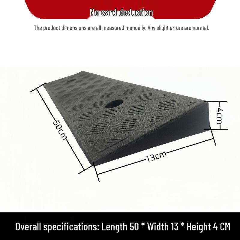 Plastic Uphill Ramp & Curb Speed Bump Pad