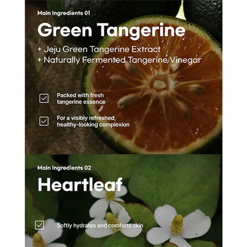 [ClearDea.] Green Tangerine Mild Dual Peeling Pad 140ml (50 Pads)
