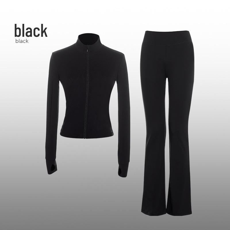 Adult Ballet Practice Jacket—Long Sleeve, Stand Collar, Slim Fit Dancewear for Spring/Autumn
