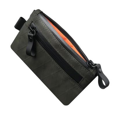 Reißverschluss-Etui RFID Schlankes Kompaktes Portemonnaie mit Münzfach Kartenfach YKK Geschäftsreise Geschenk Anti-Skimming Herren Geldbörse, Schlitze, Etikett, Wasserabweisender Reißverschluss,