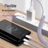 120W Fast Charging 3-in-1 Data Cable for Apple, Huawei, and Android – 6A Car Charger Compatible