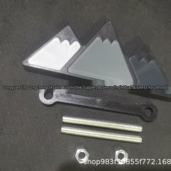Dreifarbiges Dreieck-Emblem-Abzeichen für Toyota Tacoma 4Runner TRD - Schneeberg-Autoaufkleber