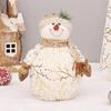 Ornaments Plushies Stuffed For Home Party Supplies Snowman Doll Doll Ornaments Christmas Decoration