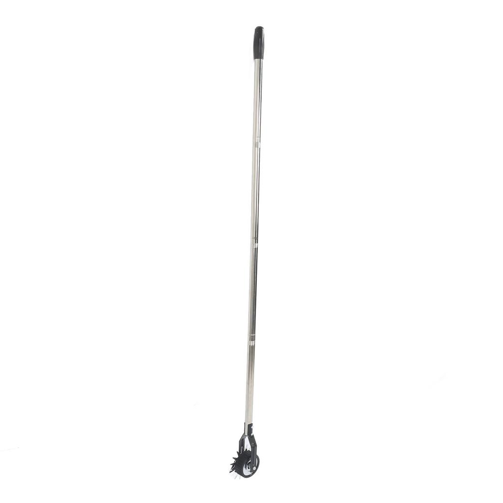 Rotary Lawn Edger with Single Wheel Manganese Stainless Steel Manual Lawn Edging Cutter with Handle