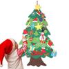 Christmas Decoration Wall Hanging Christmas Tree Felt   Holiday Party Ornament with LED
